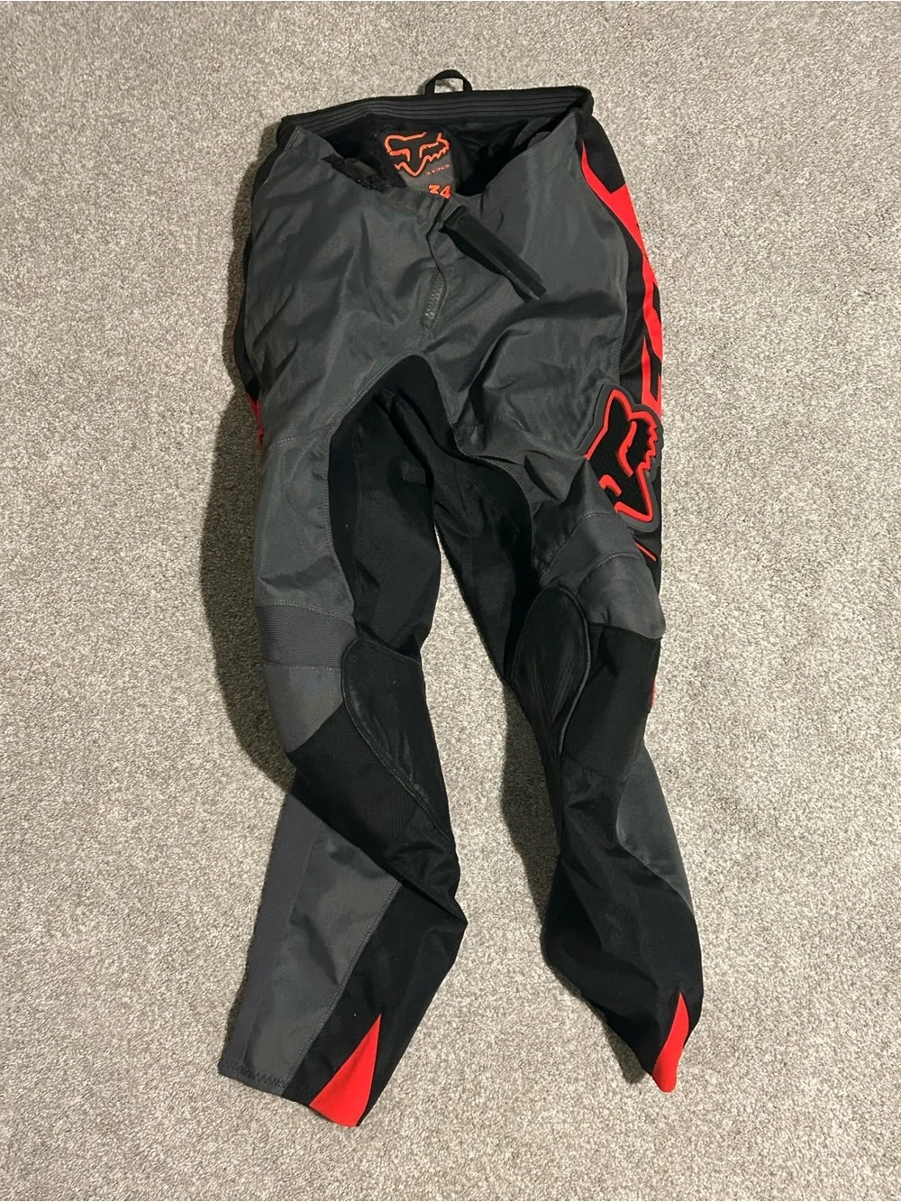 Fox Black and Red Motocross Pants Men’s 34 - Picture 4 of 4